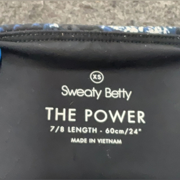 Sweaty Betty Lace Pattern The Power Leggings Size XS! In Brand New Condition! - Picture 3 of 3